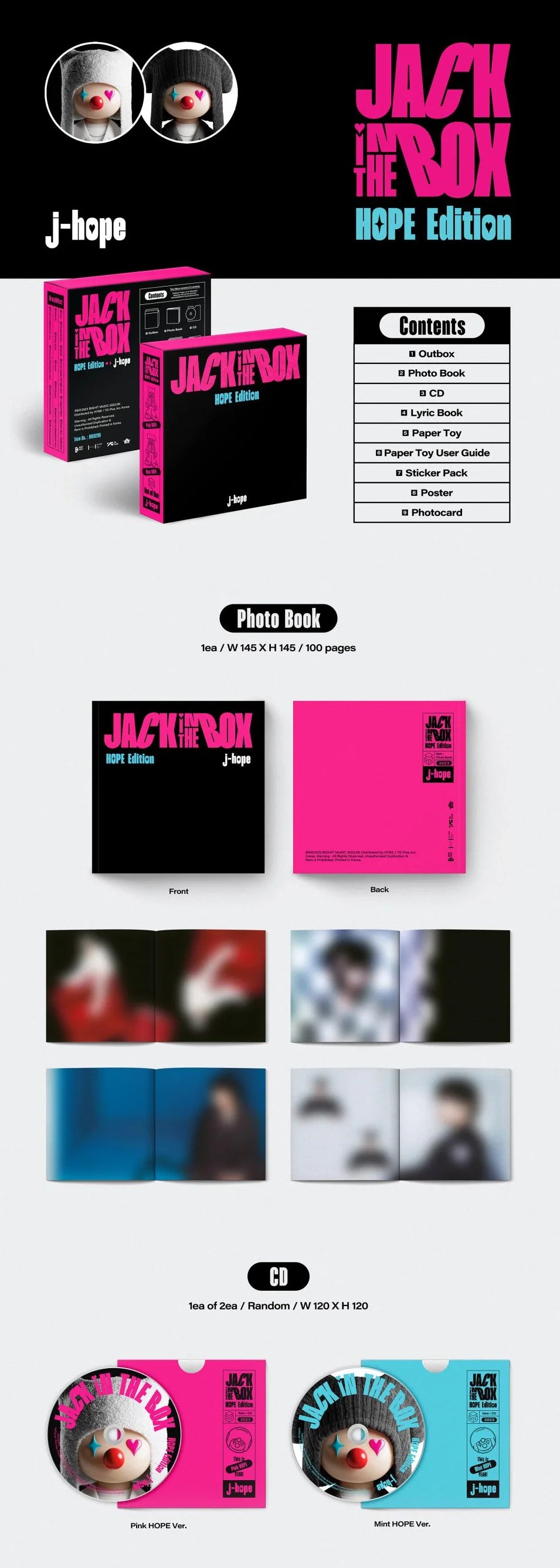 Jack In The Box (HOPE Edition) - J-HOPE (BTS) (ALBUM - CD)