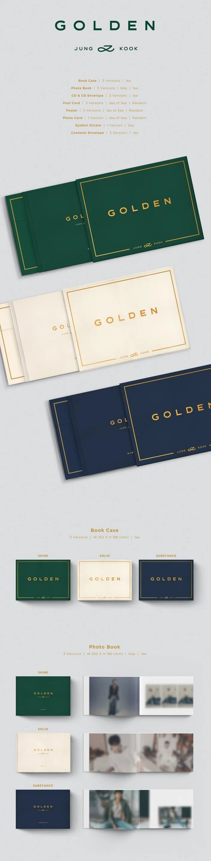 GOLDEN - Jungkook (BTS) (ALBUM - CD)