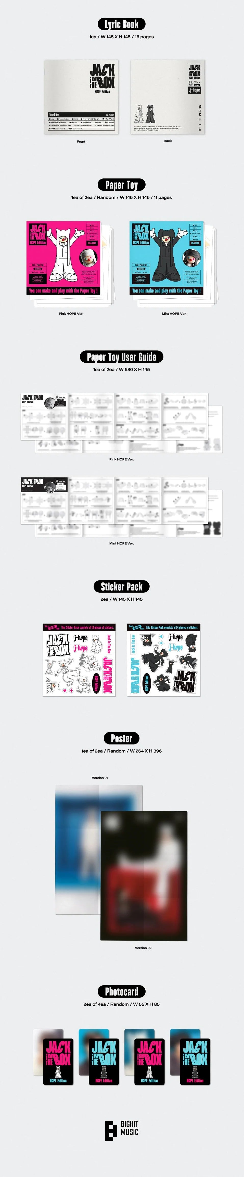 Jack In The Box (HOPE Edition) - J-HOPE (BTS) (ALBUM - CD)
