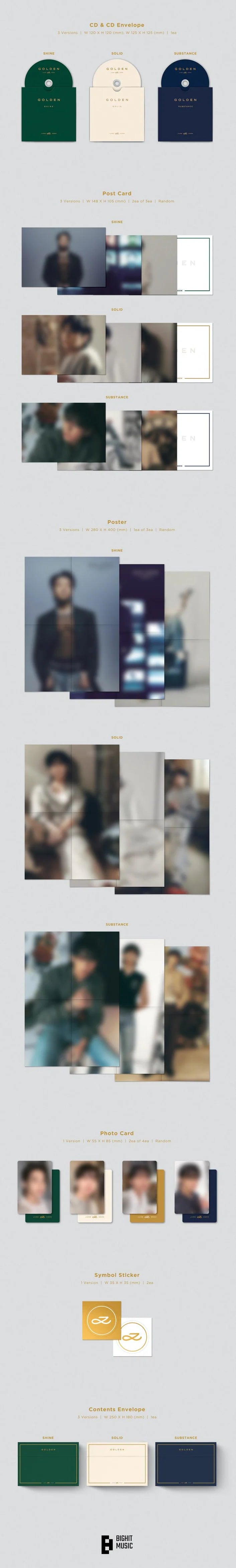 GOLDEN - Jungkook (BTS) (ALBUM - CD)