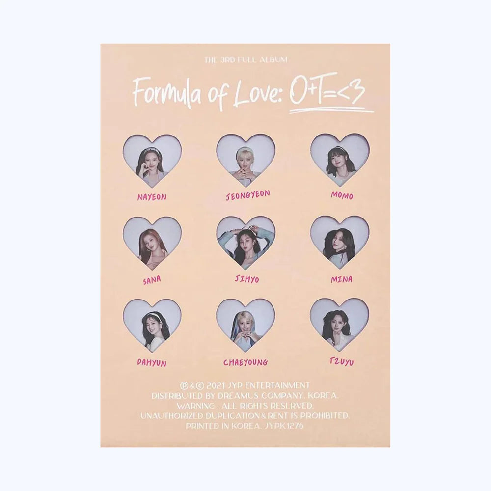 FORMULA OF LOVE: O+T=<3 - Twice (ALBUM - CD)