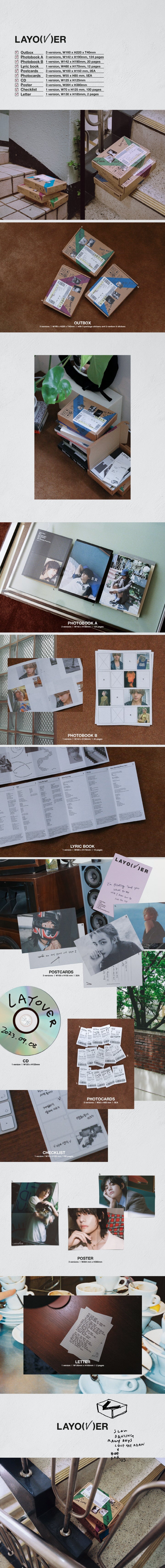 Layover - Taehyung (V)(BTS)(Album - CD)