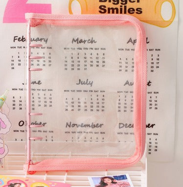 Binder transparente con zipper (80 espacios)