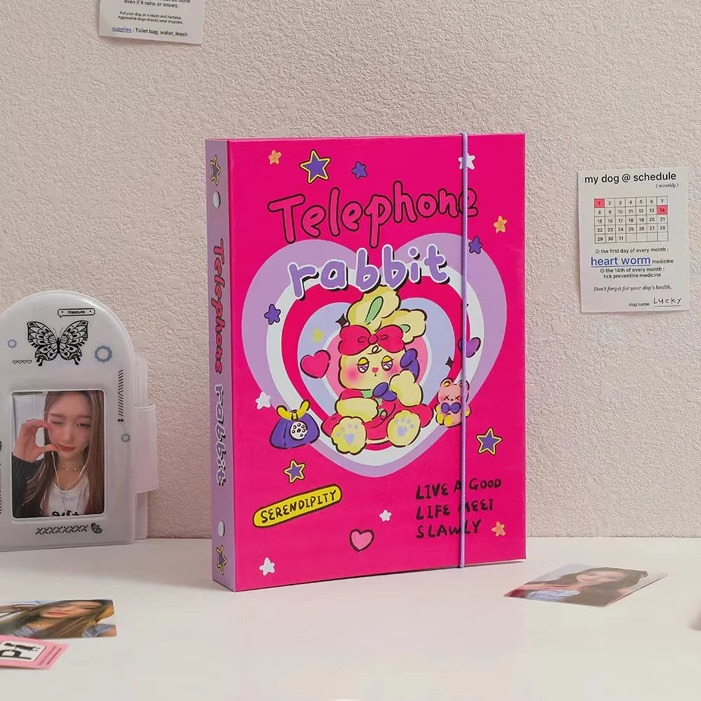 Binder A5 diseño pasta dura (80 espacios)