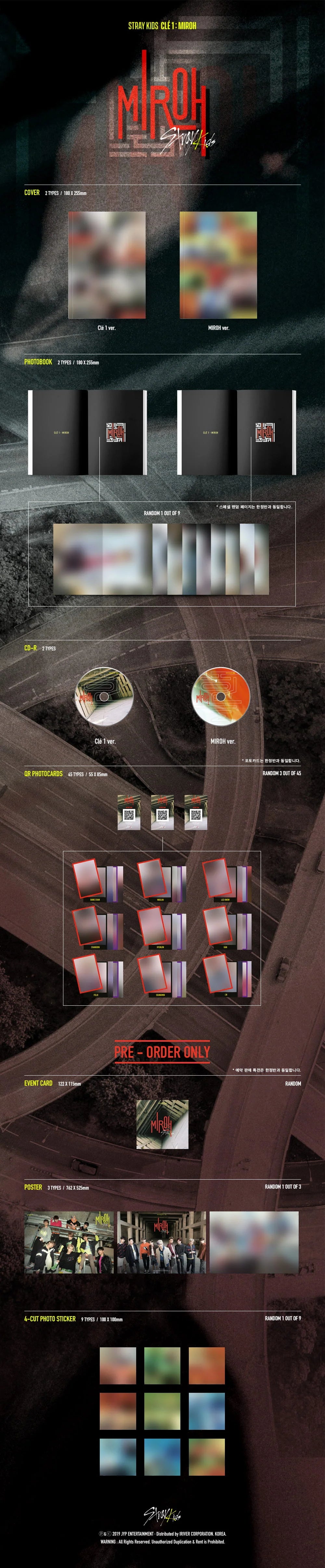 MIROH - Stray Kids (ALBUM - CD)