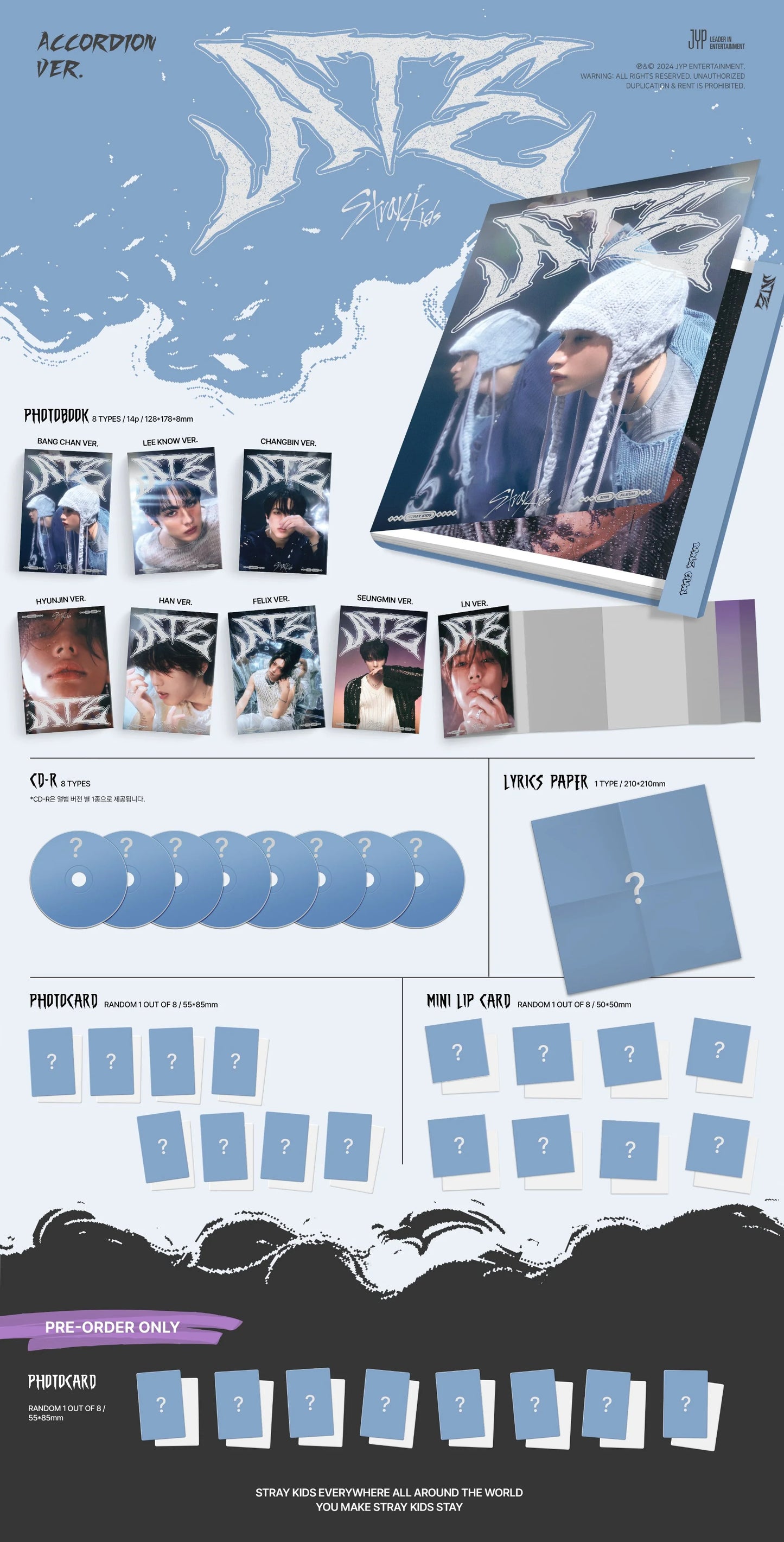 ATE (Accordion ver.) - Stray Kids (ALBUM - CD)