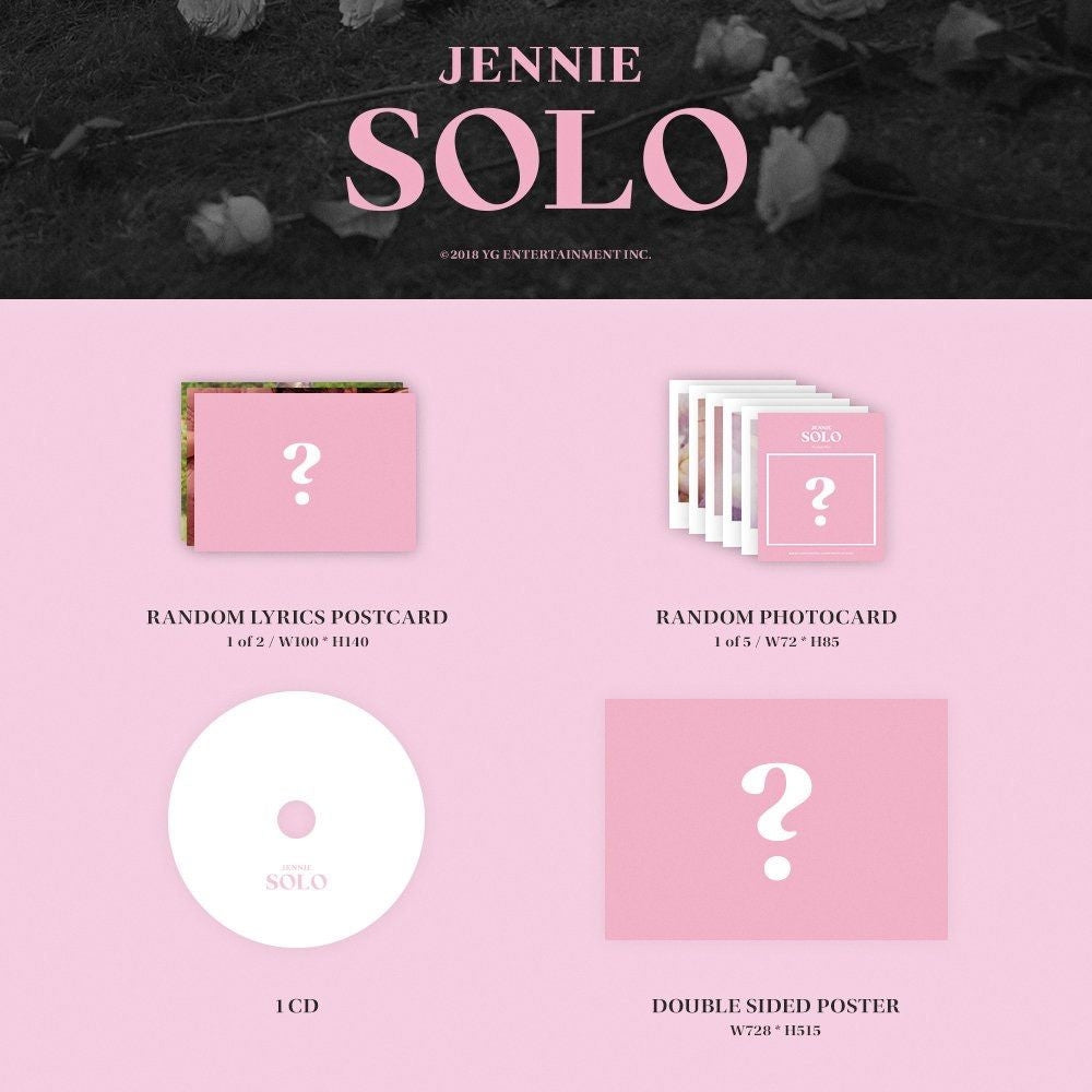 SOLO - Jennie (Black Pink) (ALBUM - CD)