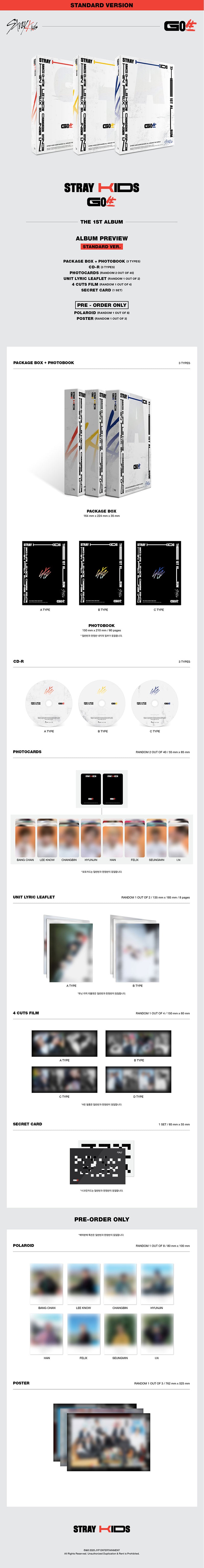 GO - Stray Kids (ALBUM - CD)