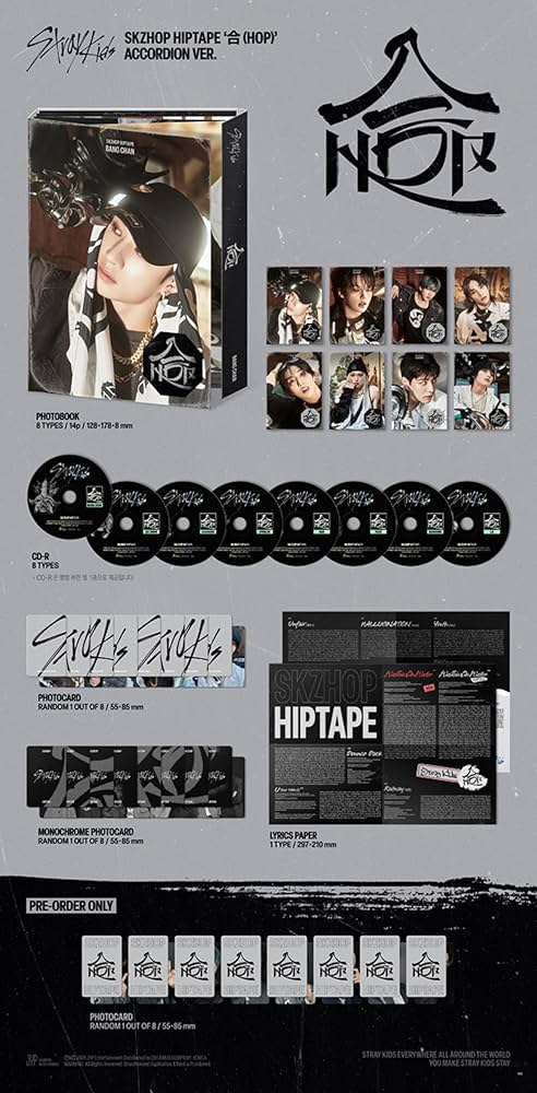 HOP (accordion ver.)- Stray Kids (ALBUM - CD)