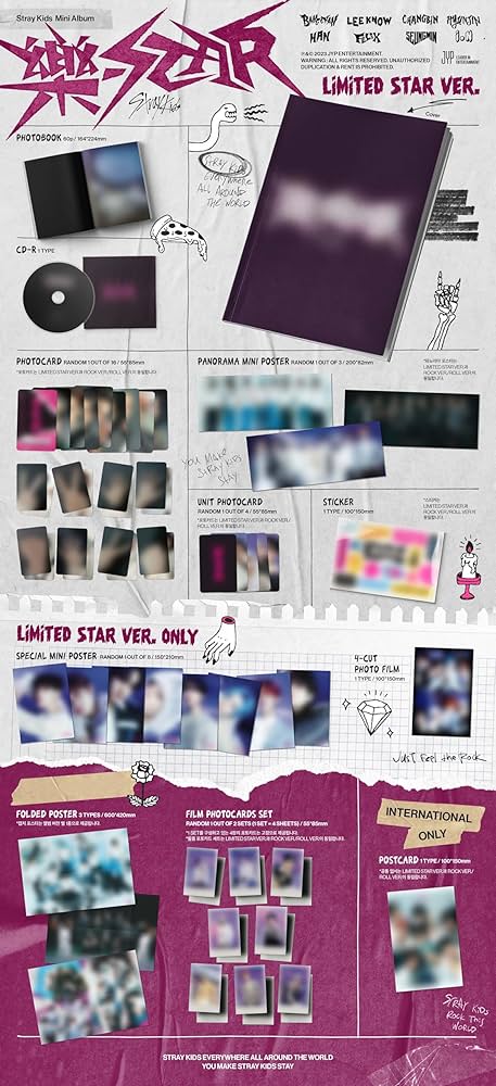 ROCK-STAR (Limited ver.) - Stray Kids (ALBUM - CD)