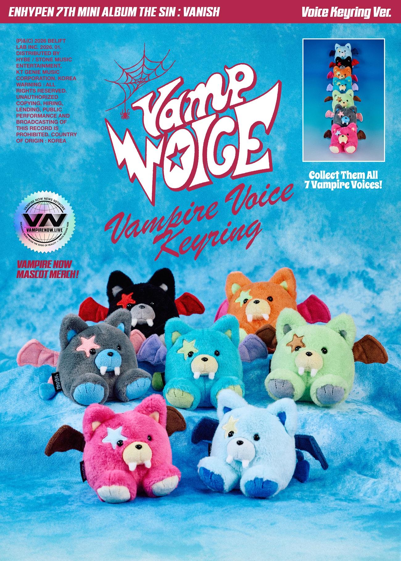 THE SIN :  VANISH (Voice Keyring Ver.) - Enhypen (KEYRING - CD)