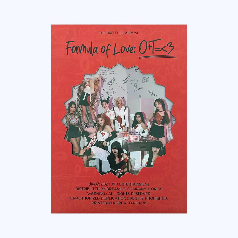 FORMULA OF LOVE: O+T=<3 - Twice (ALBUM - CD)