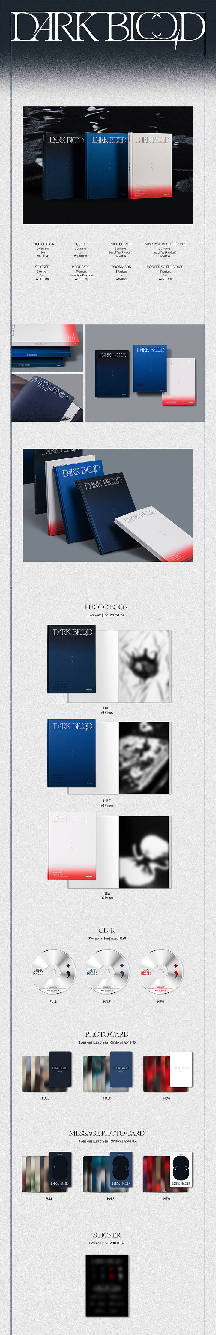 DARK BLOOD - Enhypen (ALBUM - CD)