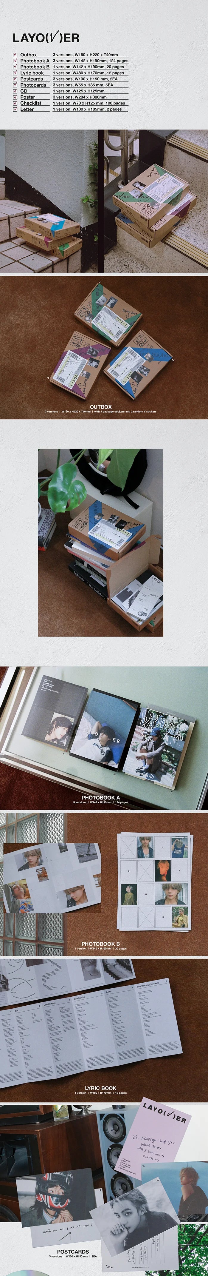 Layover  - V (BTS) (ALBUM - CD)