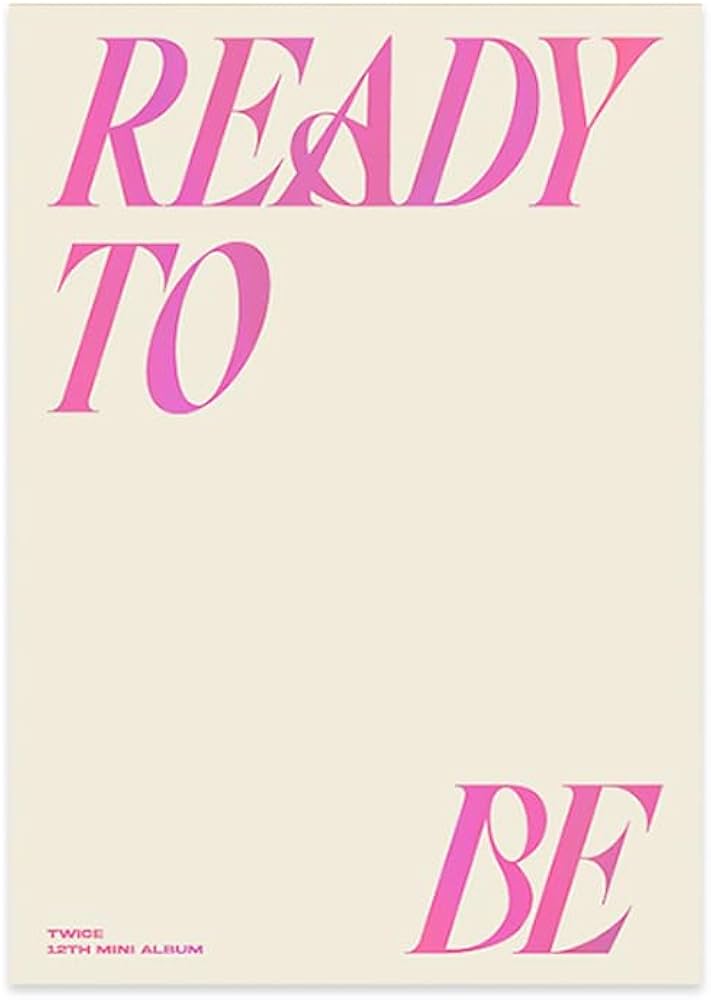 READY TO BE - Twice (ALBUM - CD)