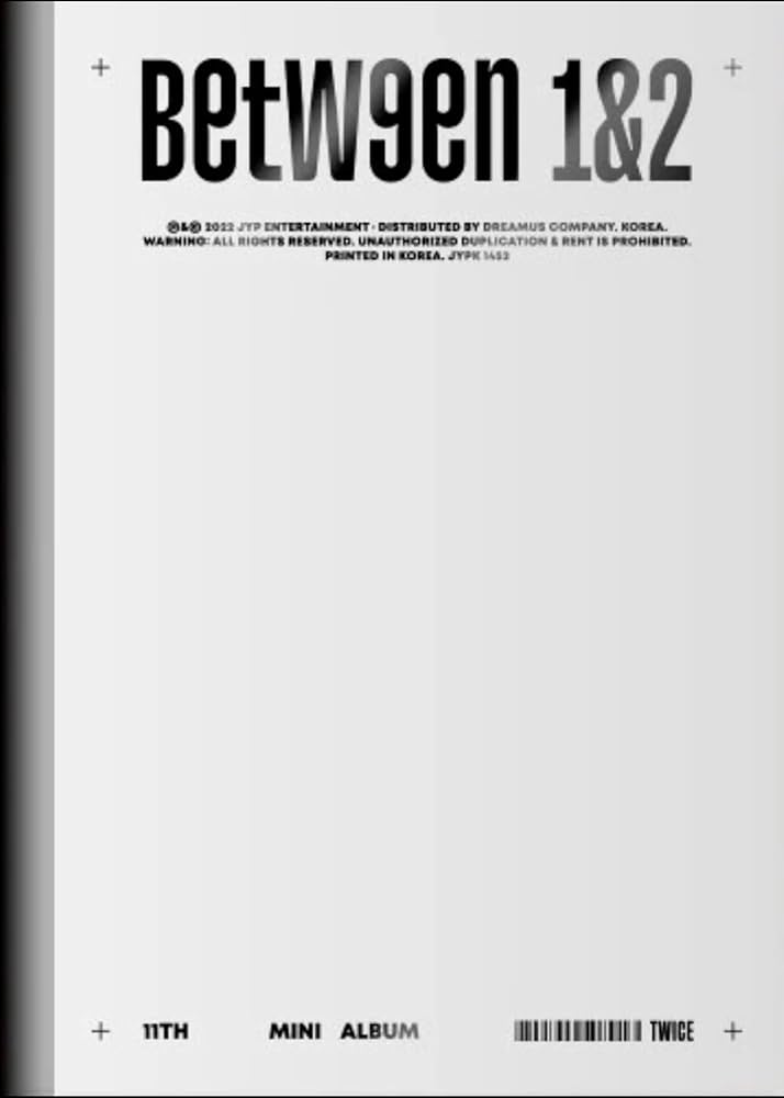 BETWEEN 1&2 - Twice (ALBUM - CD)