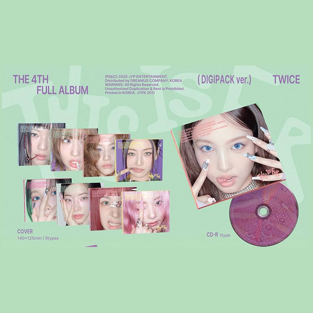 THIS IS FOR (Digipack Ver.) - Twice (ALBUM - CD)