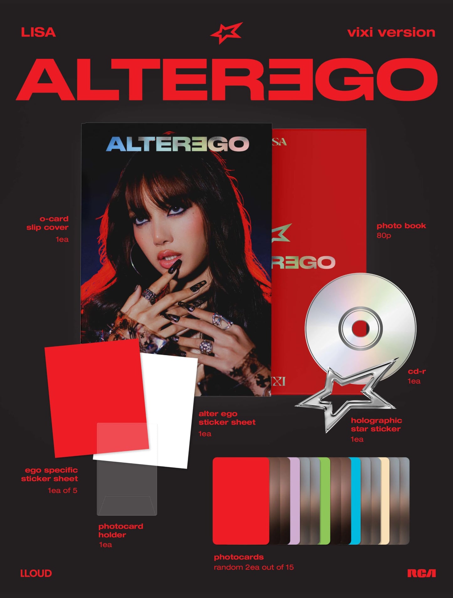 ALTEREGO - Lisa (Black Pink) (ALBUM - CD)