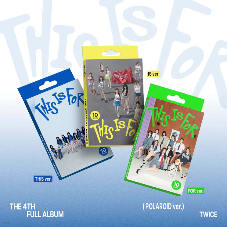 THIS IS FOR (Polaroid Ver.) - Twice (ALBUM DIGITAL)