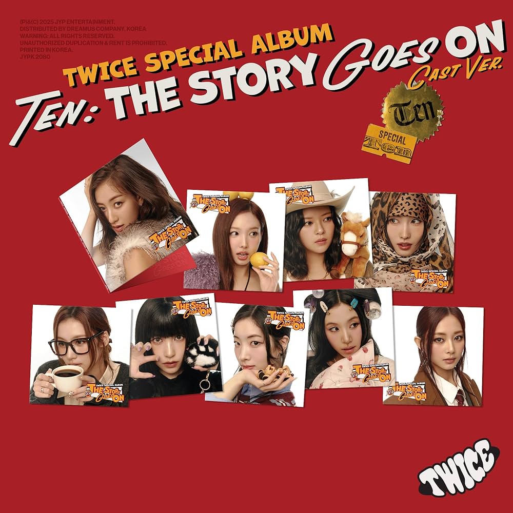 TEN: THE STORY GOES ON (Cast Ver.) - Twice (ALBUM - CD)