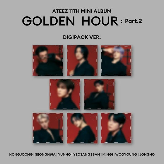 GOLDEN HOUR PART.2 (Digipack Ver.) - Ateez (ALBUM - CD)