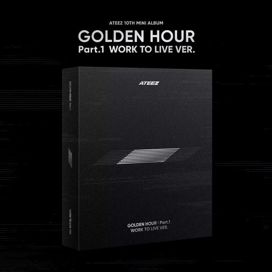 GOLDEN HOUR PART.1 (Work To Live Ver.) - Ateez (ALBUM  - CD)
