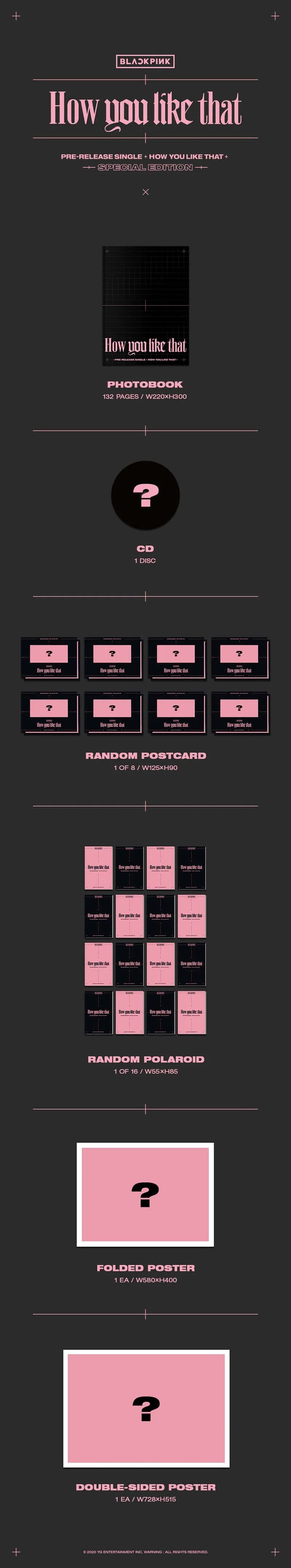 HOW YOU LIKE THAT - Black Pink (ALBUM - CD)