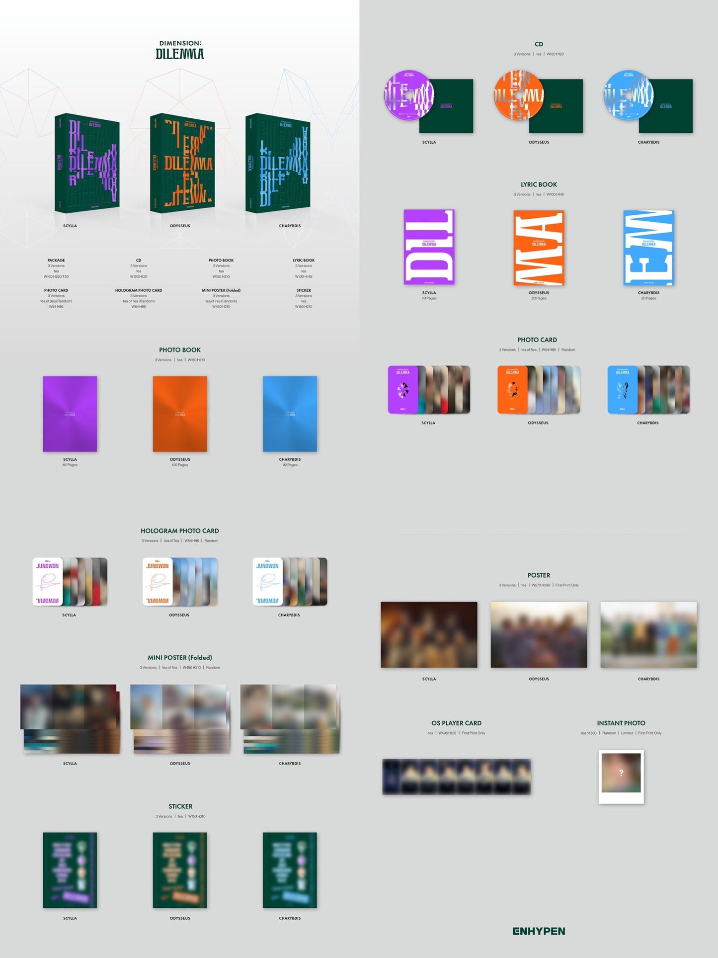DIMENSION : DILEMMA - Enhypen (ALBUM - CD)