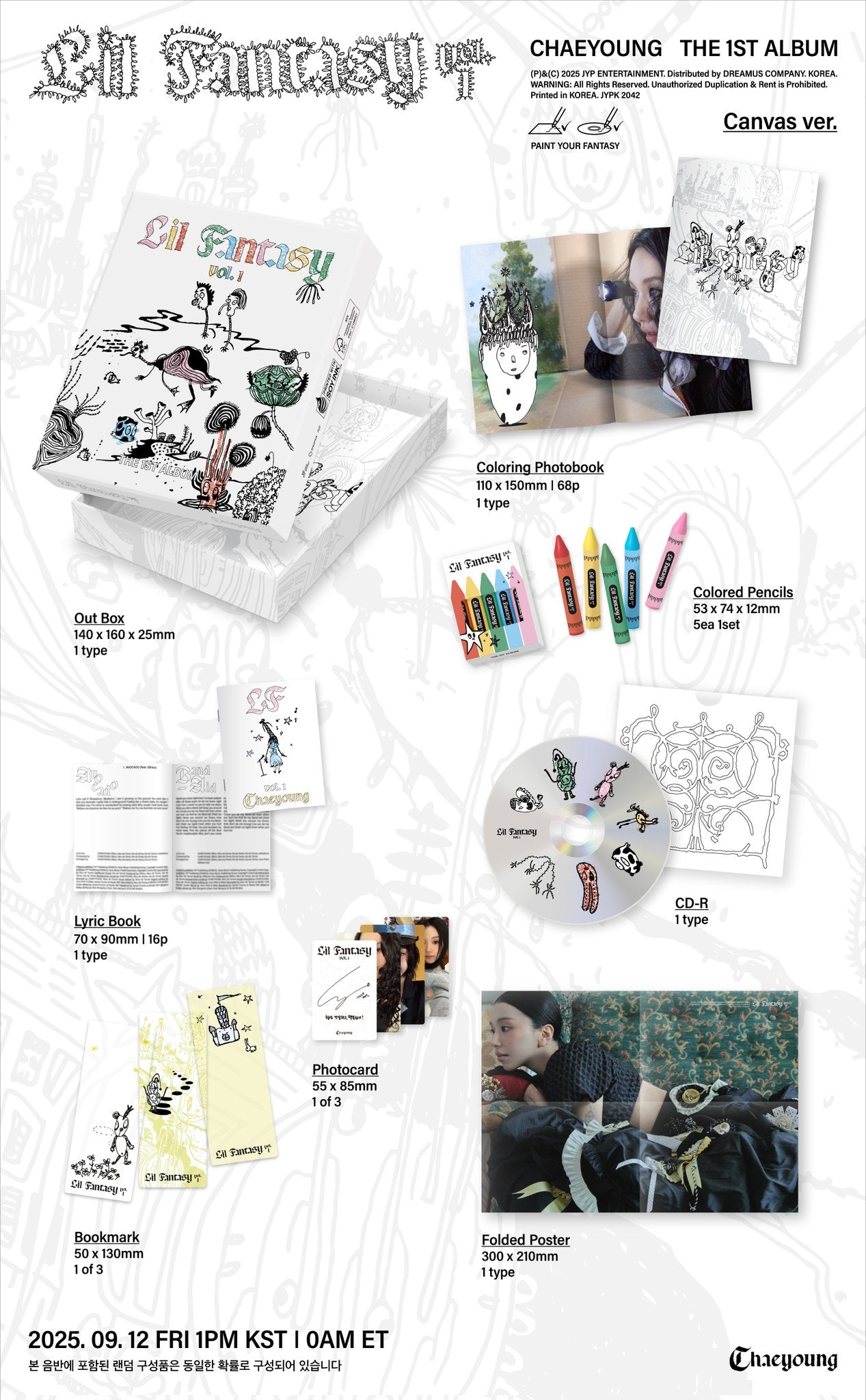 LIL FANTASY (Canvas Ver.) - Chaeyoung (Twice) (ALBUM - CD)