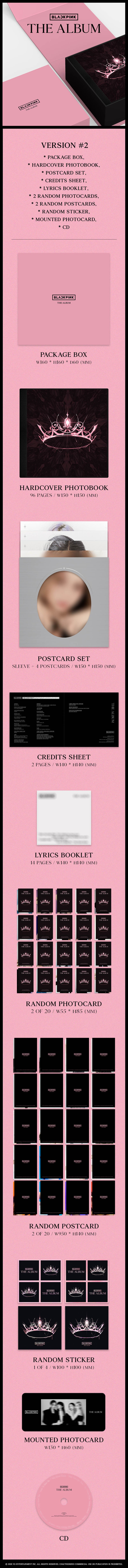 THE ALBUM - Black Pink (ALBUM - CD)