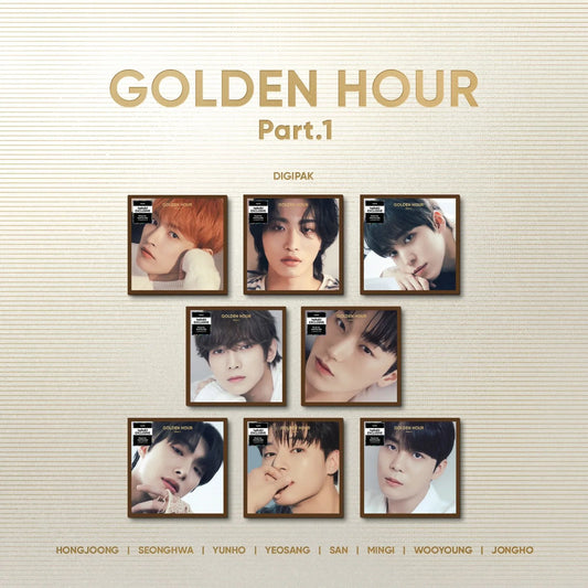 GOLDEN HOUR PART.1 (Digipack Ver.) - Ateez (ALBUM - CD)