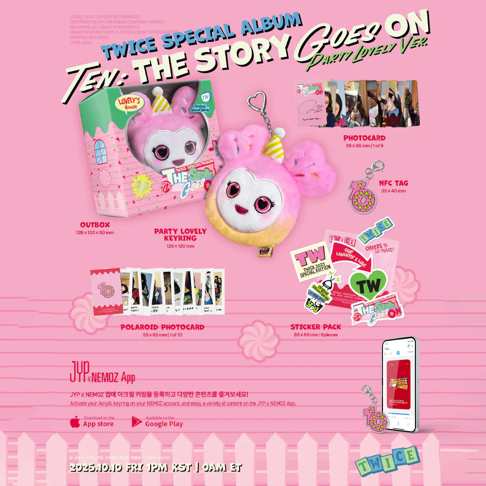TEN: STORY GOES ON (Party Lovely Ver.) - Twice (ALBUM DIGITAL - PELUCHE)