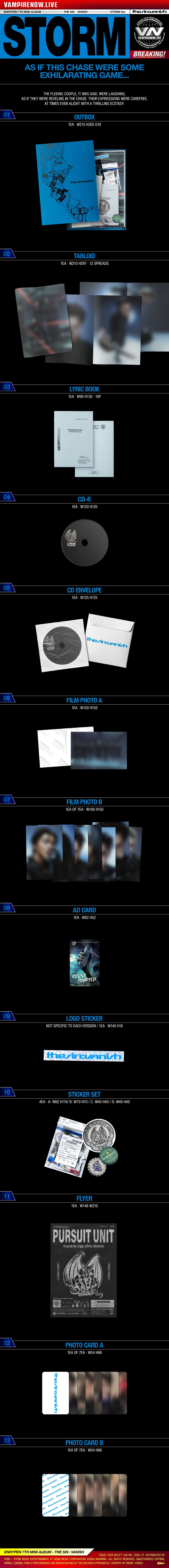 [Preventa] ENHYPEN 7th Mini Album - THE SIN : VANISH CD