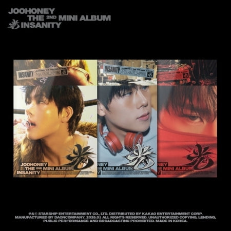 [Preventa] JOOHONEY 2nd Mini Album - 光 (INSANITY) Random