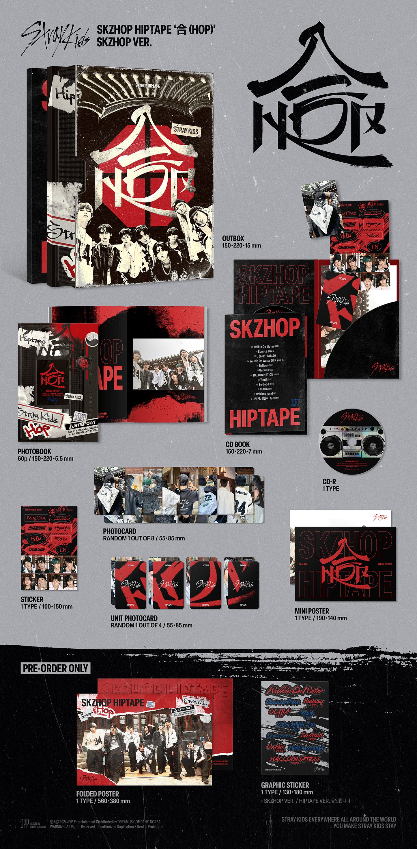 SKZHOP HIPTAPE '合- Stray Kids (ALBUM - CD)