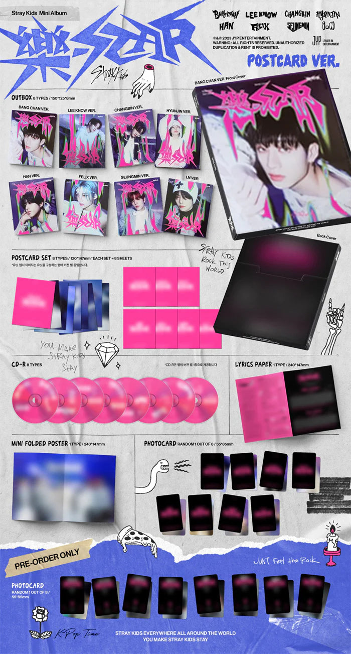 ROCK-STAR (Accordion) - Stray Kids (ALBUM - CD)