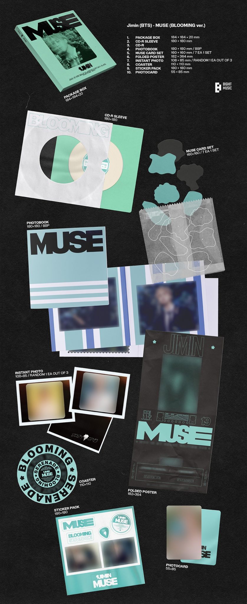MUSE - Jimin (BTS) (ALBUM - CD)