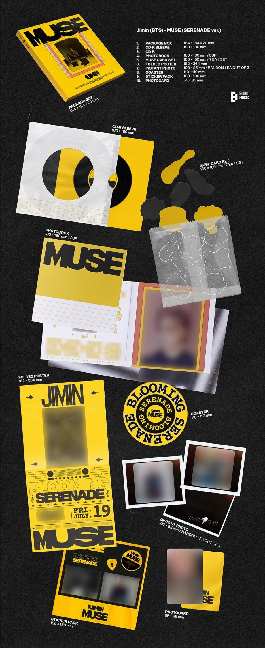 MUSE - Jimin (BTS) (ALBUM - CD)