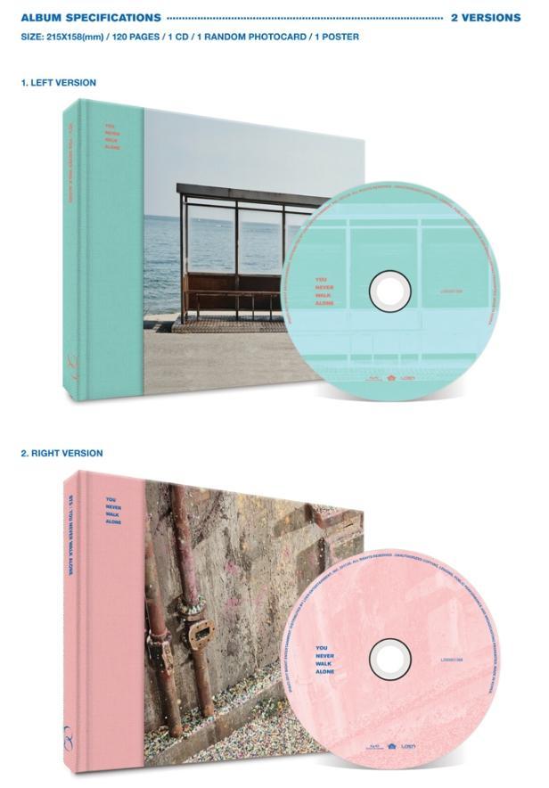 YOU NEVER WALK ALONE - BTS (ALBUM - CD)