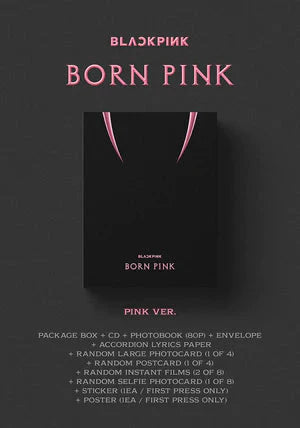 BORN PINK - Black Pink (ALBUM - CD)
