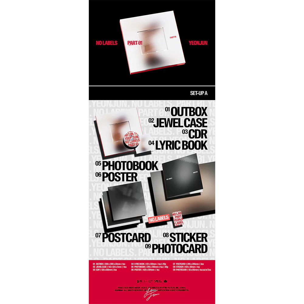 NO LABELS : PART O1 - Yeonjun (TXT) (ALBUM - CD)