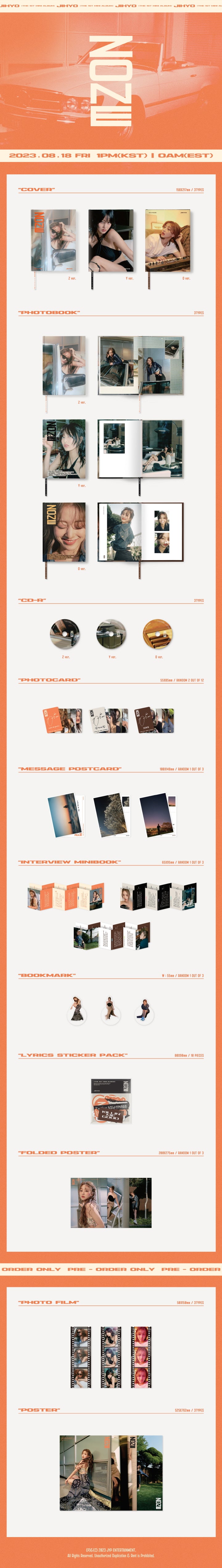 ZONE - Jihyo (Twice) (ALBUM - CD)
