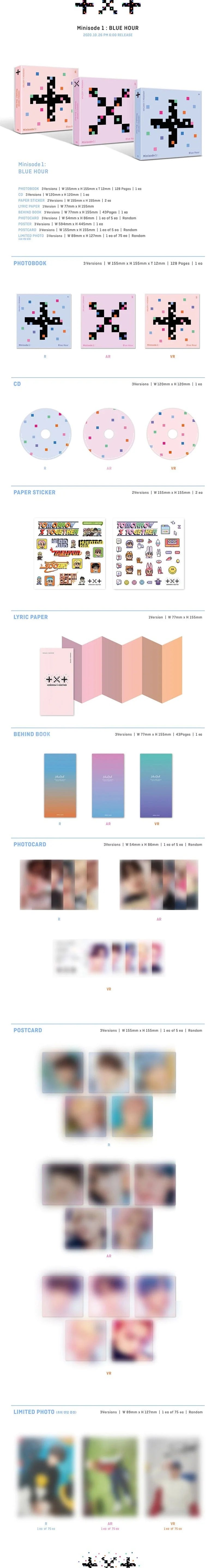 MINISODE 1 : BLUE HOUR - TXT (ALBUM - CD)